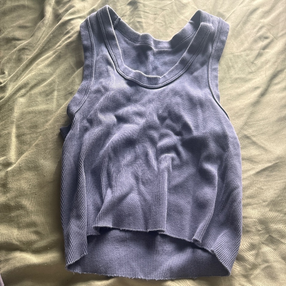 Blue tank
